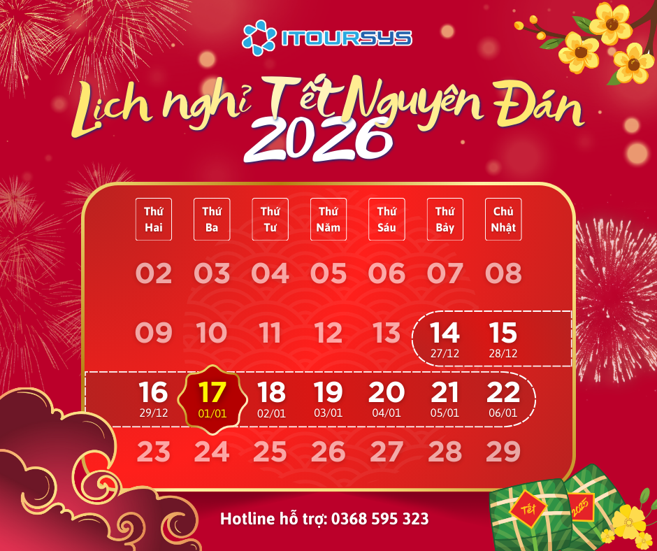 THÔNG BÁO LỊCH NGHỈ TẾT NGUYÊN ĐÁN 2026